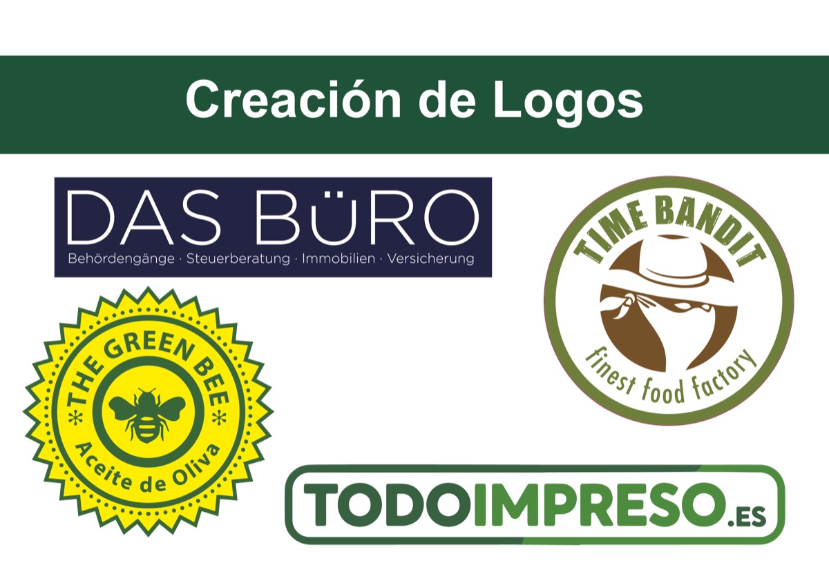Ejemplos de logos creados para distintos clientes