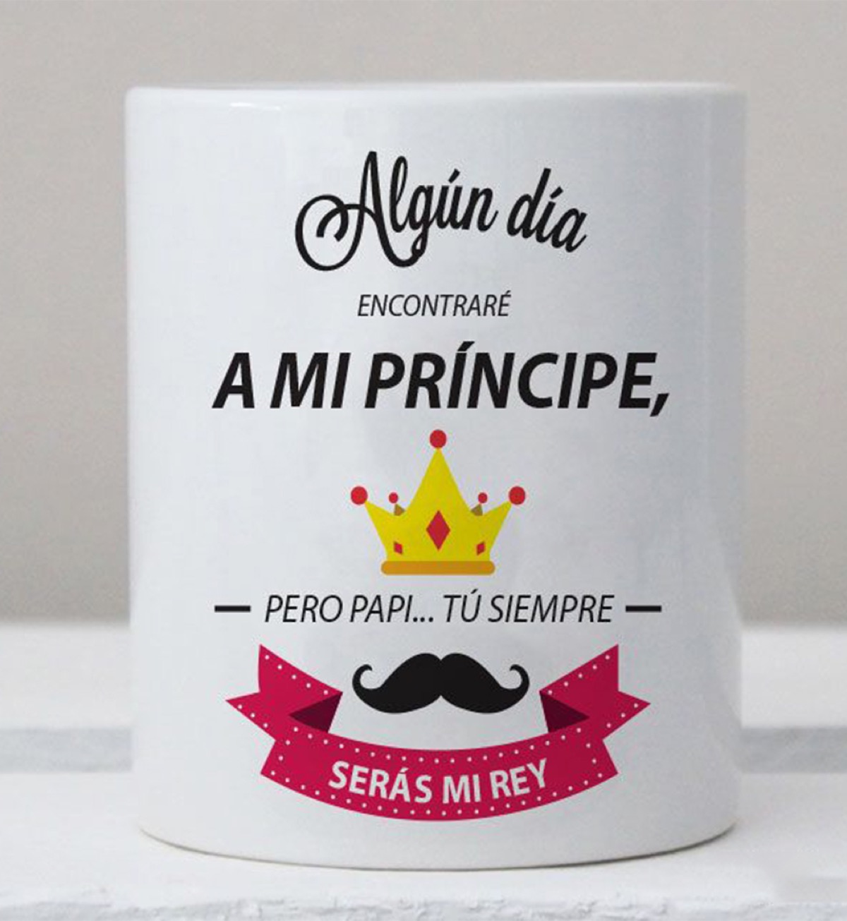 Taza personalizada con diseño y mensaje